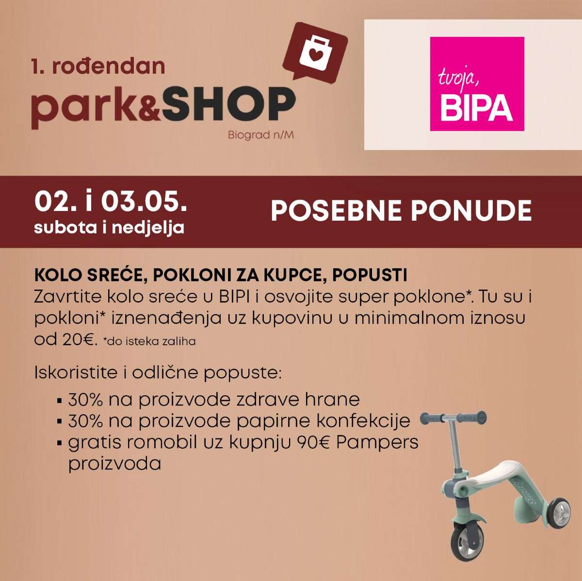 1. rođendan Park & Shop centra u Biogradu na Moru - 